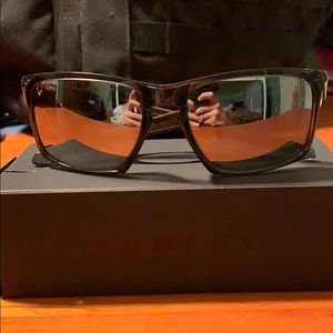 Polarized Oakley Silver Sunglasses.